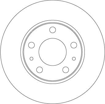 Bremseskive TRW DF6287 Bremseskive TRW DF6287