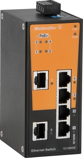 Weidmüller Ie-Sw-BL06-2TX-4POE Nettverksswitch