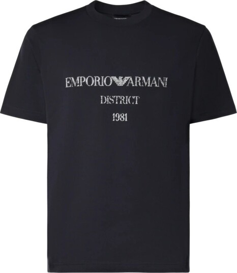 Emporio Armani, Herre, Topper, Blå, S,