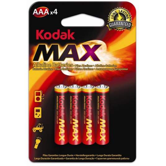 Batteri AAA, 4 stk - Kodak