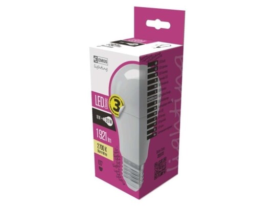 Emos Zq5170 18 W 120 E27 1921 Lm 25000 T Varm Hvit