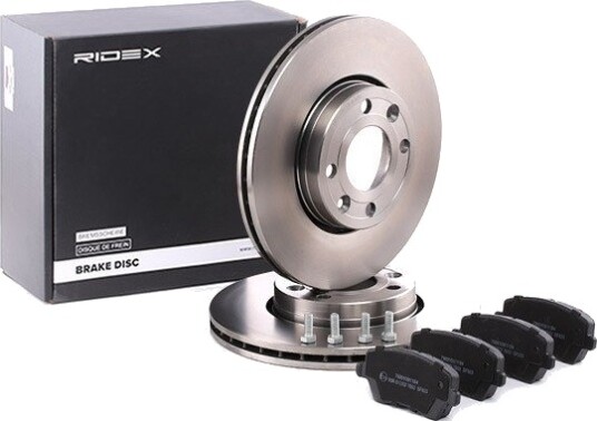 Bremseskiver og klosser RIDEX 3405B0054
