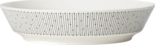 Arabia Mainio Sarastus dyp tallerken Ø 23 cm Svart-hvit Arabia Mainio Sarastus dyp tallerken Ø 23 cm Svart-hvit