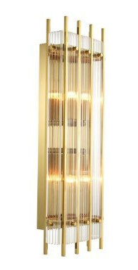 Vegglampe Sparks L Brass