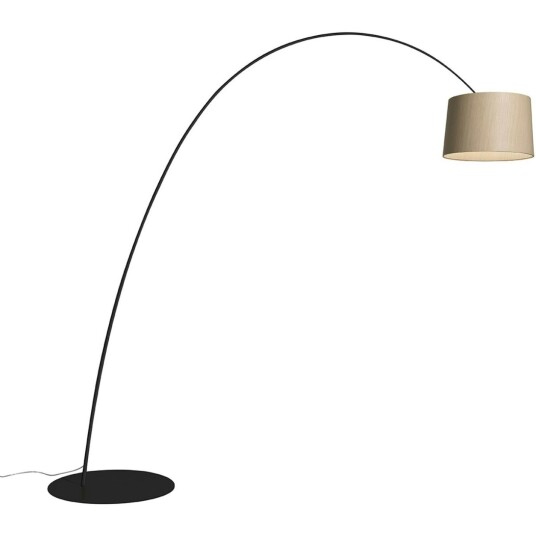 Twiggy Elle Wood Gulvlampe Svart & Eik Twiggy Elle Wood Gulvlampe Svart & Eik