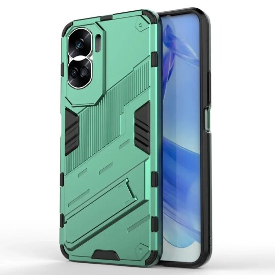 INCOVER Honor 90 Lite Hybrid Håndverker Deksel Med Kickstand - Grønn