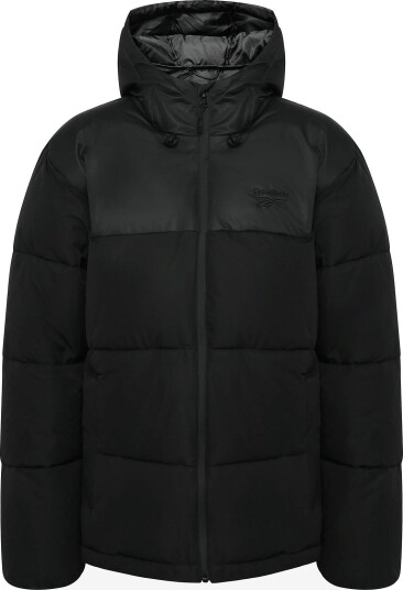 Reebok Performance Erling Hooded Puffer Jacket - BLACK - S