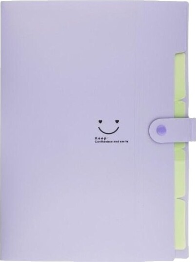 Beniamin Plastmappe A4 Med 5 Rom Lilla Beniamin Plastmappe A4 Med 5 Rom Lilla