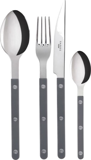 Sabre paris Sabre Bistrot Solid bestikksett 4 deler mørkegrå