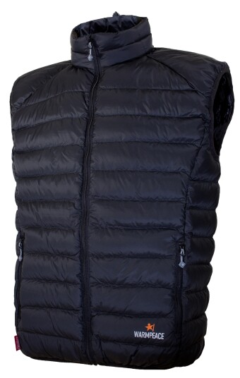 Warmpeace Drake Dunvest, M's Black XXL Warmpeace Drake Dunvest, M's Black XXL