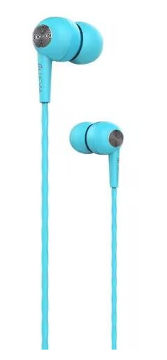 Devia in-ear hodetelefoner 3,5mm - blå Devia in-ear hodetelefoner 3,5mm - blå