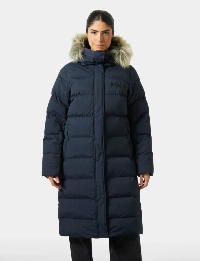 Helly Hansen W Aria Long Parka - Navy - M