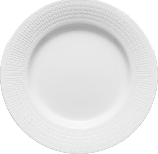 Rörstrand Swedish Grace tallerken Ø24 cm Snø (hvit)