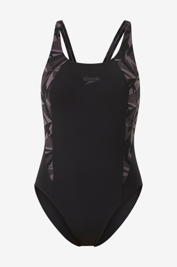 Speedo - Badedrakt Womens Hyper Boom Splice Muscleback - Svart