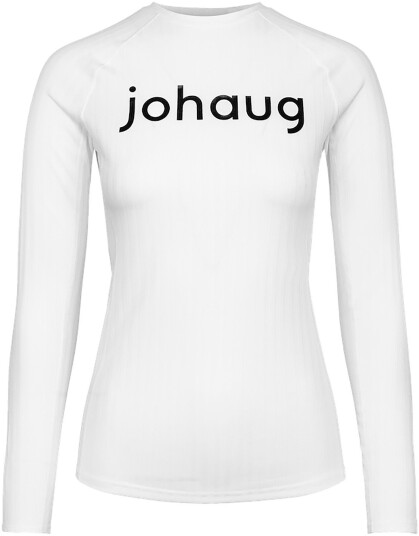 Johaug Rib Tech Long Sleeve Dame White XL