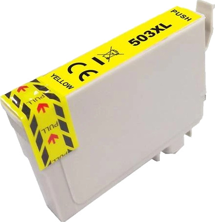 TB Blekkpatron No.503XL Gul Høykapasitet (10ml), erstatter Epson C13T09R44010