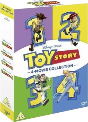 Toy Story: 4-movie Collection DVD 2019 John Lasseter cert PG 4 discs Brand New