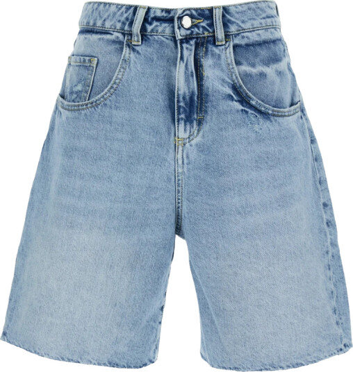 Icon Denim Dame Shorts Blå W28,