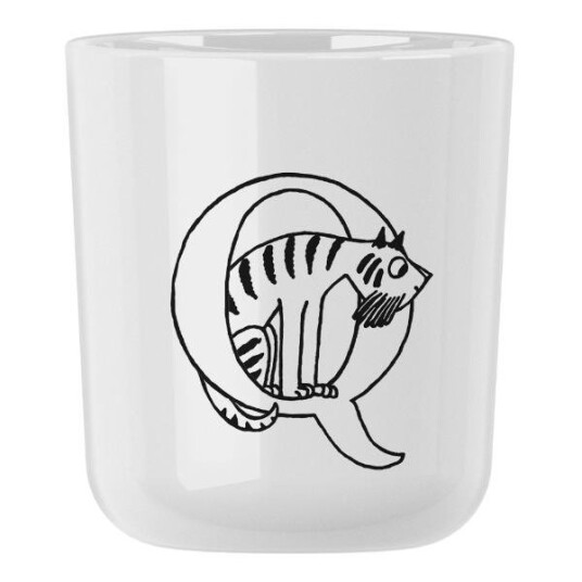 RigTig Moomin ABC krus Q 20 cl hvit RigTig Moomin ABC krus Q 20 cl hvit