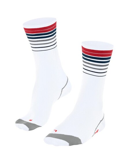 Falke Unisex BC Impulse Reflect Biking Socks White/red 37-38 Falke Unisex BC Impulse Reflect Biking Socks White/red 37-38