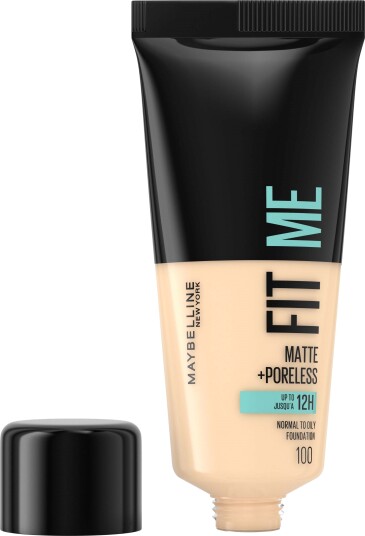 Maybelline Fit Me Matte + Poreless Foundation 100 Warm Ivory 30 ml Maybelline Fit Me Matte + Poreless Foundation 100 Warm Ivory 30 ml