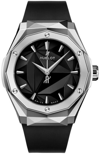 Hublot Herreklokke 550.NS.1800.RX.ORL19 Classic Fusion Sort/Gummi Hublot Herreklokke 550.NS.1800.RX.ORL19 Classic Fusion Sort/Gummi