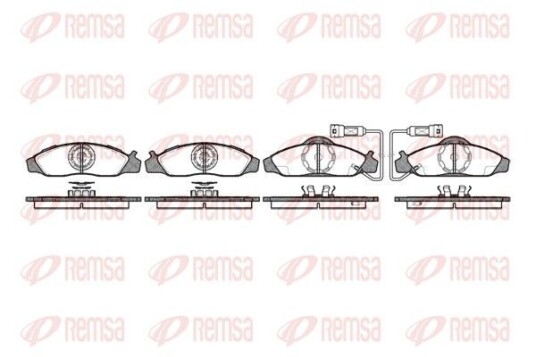 Bremseklosser REMSA 0624.02 Bremseklosser REMSA 0624.02