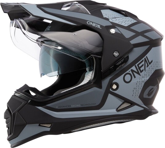 Oneal Sierra R Motocross Hjelm XL Svart Grå Oneal Sierra R Motocross Hjelm XL Svart Grå