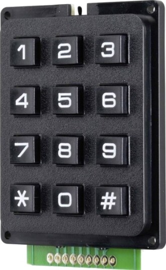 Tru Components Matrix Trykknapp-Tastatur 3×4 TC-9201340