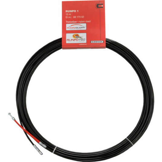 Castor Runpo1 15m nylon trekkefjær med RundpoGlider søketupp - 8817302 Castor Runpo1 15m nylon trekkefjær med RundpoGlider søketupp - 8817302