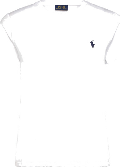 Polo Ralph Lauren 40/1 Cotton Jersey Knt T Shirt White M