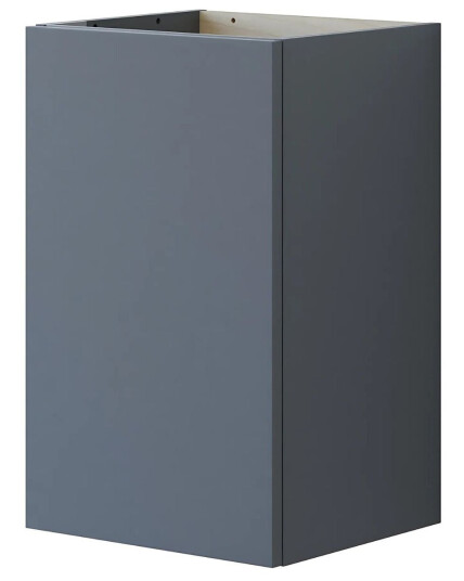 Dansani Inzo Urban Glatt Servantskap Slim 1 Dør B40xh64xd35cm Grå Matt / Venstre Hengslet