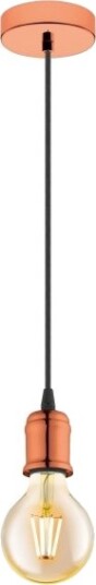 Eglo Yorth Oppheng 2 M Sort/Hvit/Kobber Eglo Yorth Oppheng 2 M Sort/Hvit/Kobber