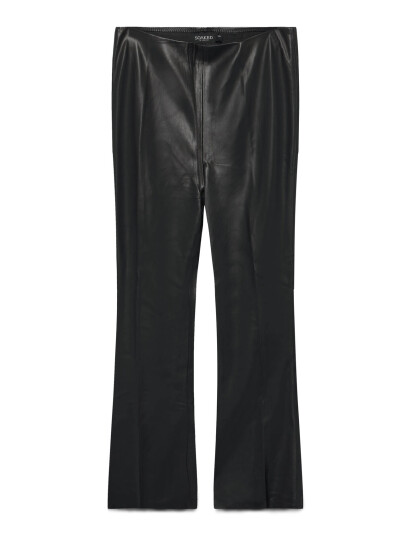 Soaked in Luxury Slkaylee Pu Kickflare Pants - Black - M Soaked in Luxury Slkaylee Pu Kickflare Pants - Black - M