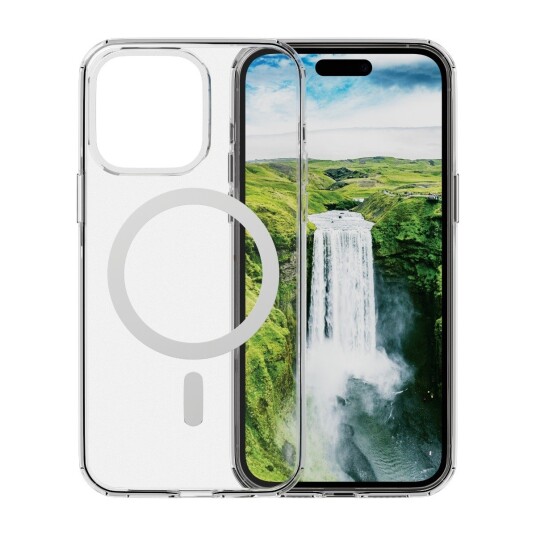 Dbramante1928 Iceland Ultra D3O MagSafe Deksel for iPhone 15 Pro Gjennomsiktig