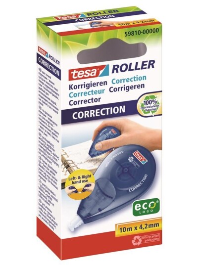 tesa Correction Tape Roller ecoLogo 10m x 4.2mm