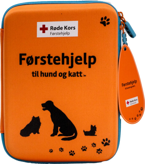 Røde Kors førstehjelp mappe til hund og katt 1 sett