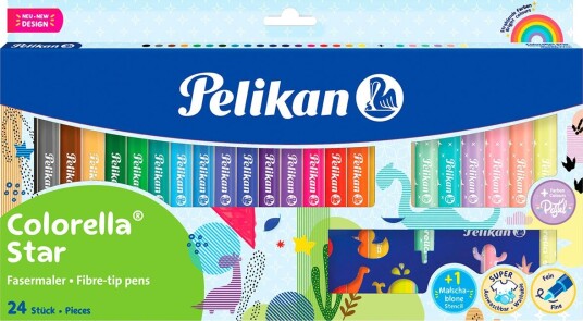 Pelikan Colorella Star Tusj 24 Stk