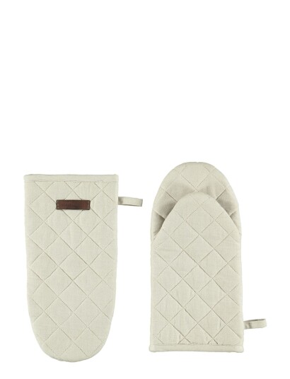 Noble House Oven Glove Frog Hanna Classic - Cream - 15X30CM Noble House Oven Glove Frog Hanna Classic - Cream - 15X30CM