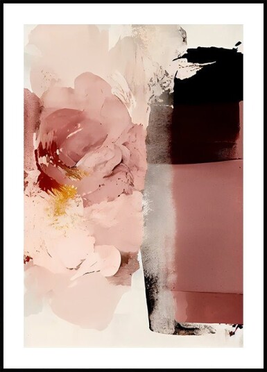 Blossom Abstraction Poster Plakat / 100x150cm