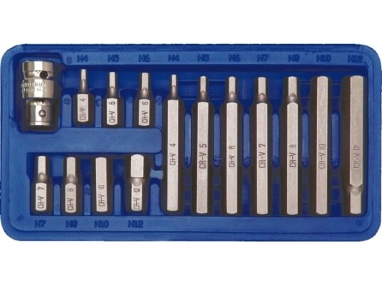 Vorel Hex Spesialspisser Sett 15 Stk. H4-H12 30/75mm Vorel Hex Spesialspisser Sett 15 Stk. H4-H12 30/75mm