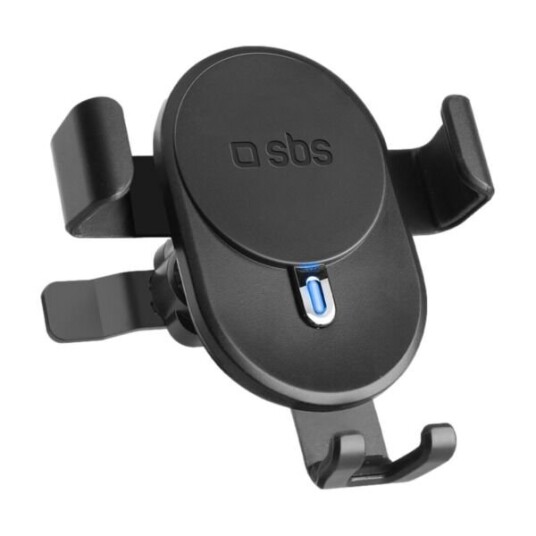 SBS GRAVITY CAR TRÅDLØS TELEFONHOLDER 15W, SVART