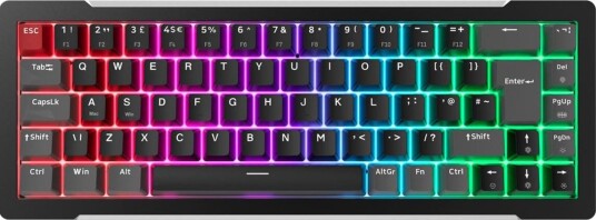 Raijintek MGA-68 Gamingtastatur DE-Layout Hejin Magnetic Yellow Svart Raijintek MGA-68 Gamingtastatur DE-Layout Hejin Magnetic Yellow Svart