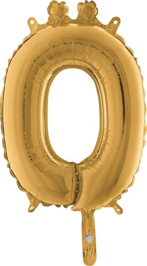 Ballongkungen Bokstavballong Mini Gull Bokstav Ø 14542G