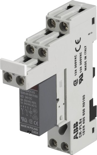 Uponor Smatrix varme /kjølerelé 24 V M 1XX 24V gray 85.5x70.5x16 mm