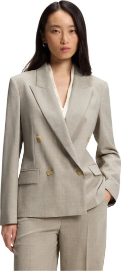 Boss Dame Jakker Beige 2XL,