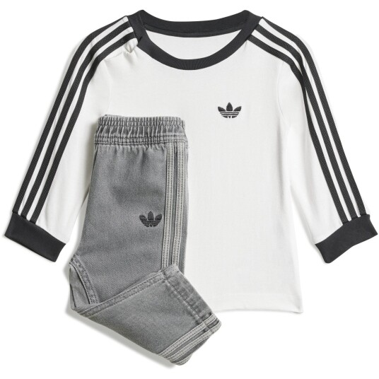 Adidas Originals White/Black Denim Ls Sett 92