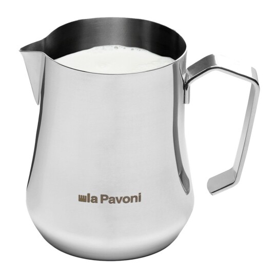 La Pavoni  Melkekanne 35 cl rustfritt stål