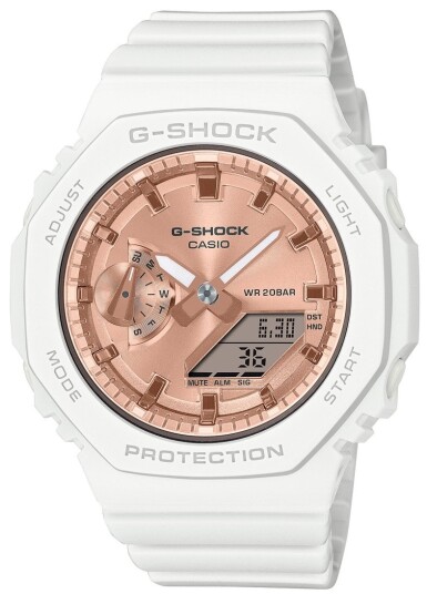 Casio Herreklokke GMA S2100MD 7AER G Shock Rosegullfarget/Resinplast
