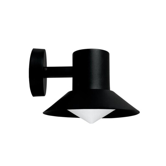 Dyberg Larsen Venice utendørs vegglampe   Svart